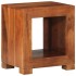 Mesa auxiliar madera maciza acacia 37x29x40