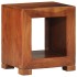 Mesa auxiliar madera maciza acacia 37x29x40