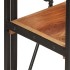 Estantería de 3 niveles de madera maciza de acacia 60x30x80