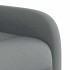 Sillón reclinable elevable de tela gris