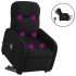 Sillón de masaje eléctrico reclinable elevable tela