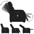 Sillón de masaje eléctrico reclinable elevable tela