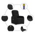 Sillón de masaje eléctrico reclinable elevable tela
