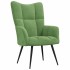 Sillón de relax de terciopelo verde