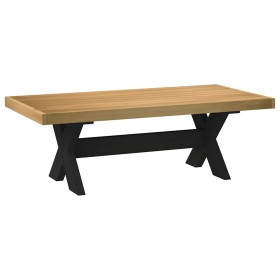 Mesa de centro NOAIN patas en X madera maciza pino 120x60x40