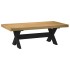 Mesa de centro NOAIN patas en X madera maciza pino 120x60x40