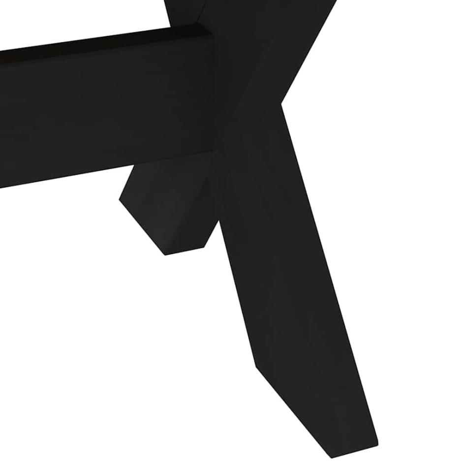 Mesa de centro NOAIN patas en X madera maciza pino 120x60x40