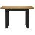 Escritorio NOAIN patas en U madera maciza pino 120x50x75