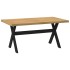 Mesa comedor NOAIN patas forma X madera maciza pino