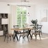 Mesa comedor NOAIN patas forma X madera maciza pino