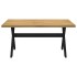 Mesa comedor NOAIN patas forma X madera maciza pino
