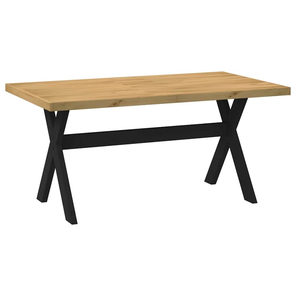 Mesa comedor NOAIN patas forma X madera maciza pino