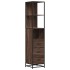 Armario de baño madera contrachapada roble marrón
