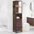 Armario de baño madera contrachapada roble marrón