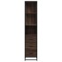 Armario de baño madera contrachapada roble marrón