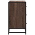 Armario lavabo baño madera ingeniería roble marrón 80x33x60