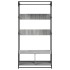 Armario de madera de ingeniería gris Sonoma 90x50x180