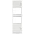 Armarios para horno 2 uds Lucca blanco madera de