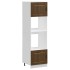 Armarios para horno 2 uds Lucca roble marrón madera
