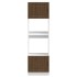 Armarios para horno 2 uds Lucca roble marrón madera