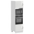 Armarios para horno 2 uds Lucca blanco