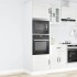 Armarios para horno 2 uds Lucca blanco