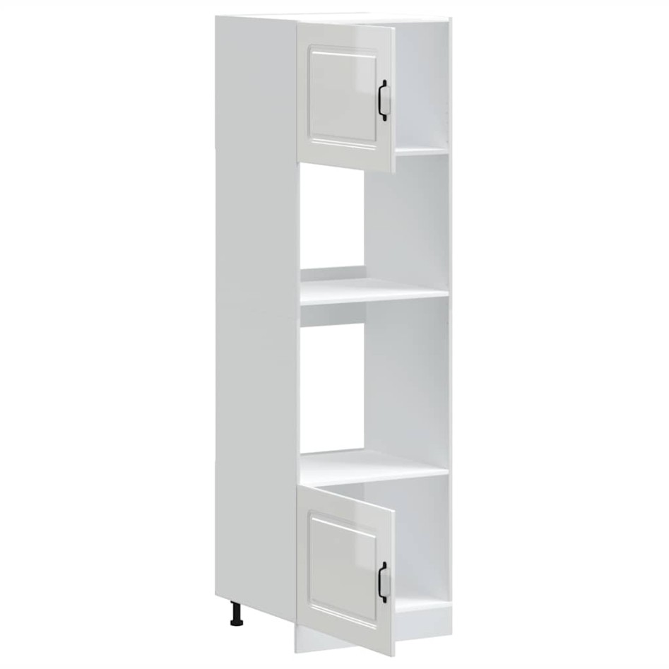 Armarios para horno 2 uds Lucca blanco