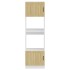 Armarios para horno 2 uds Kalmar roble sonoma madera