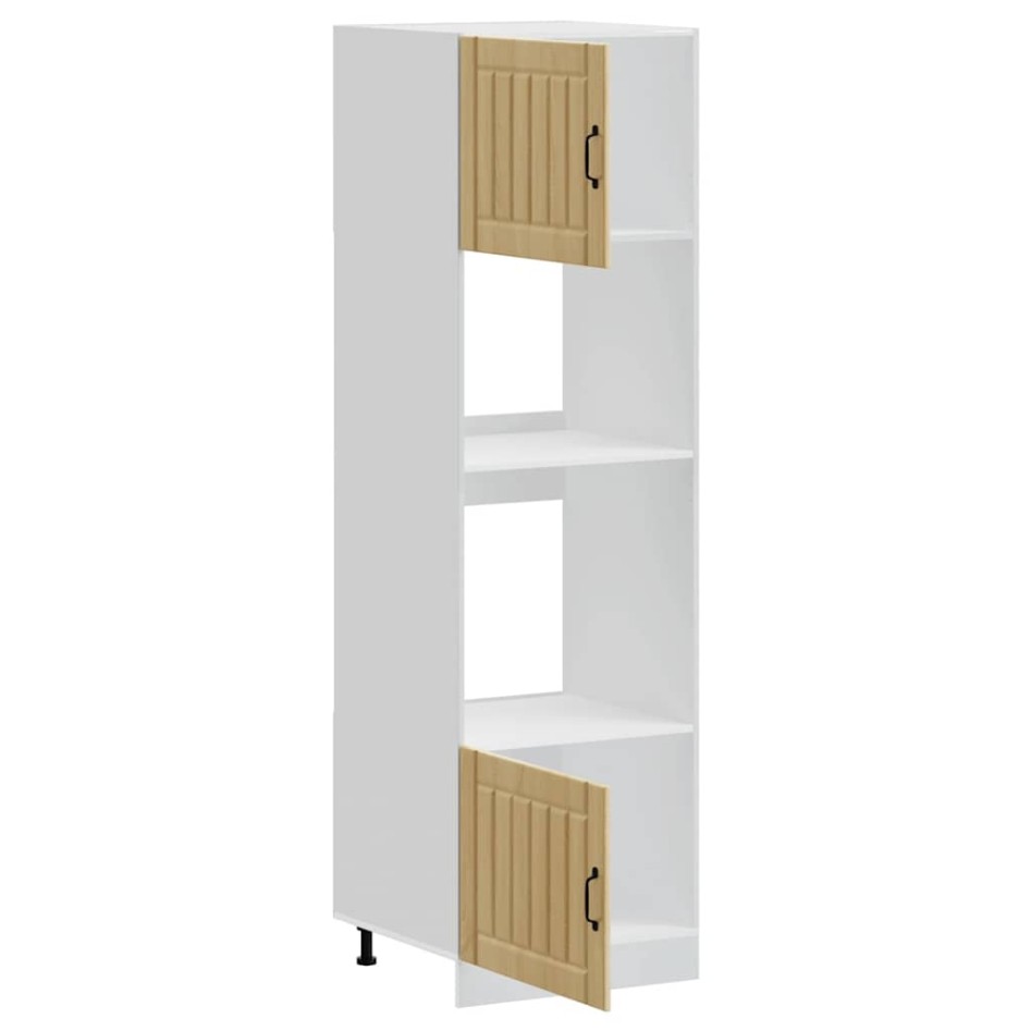 Armarios para horno 2 uds Kalmar roble sonoma madera