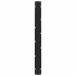 Patas de mesa de centro acero negro 2 uds 90x(72-73)