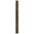 Patas para mesa de centro de acero natural 2 uds 100x(72-73)