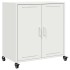 Aparador de acero laminado en frío blanco 68,5x39x72