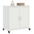 Aparador de acero laminado en frío blanco 68,5x39x72