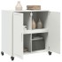 Aparador de acero laminado en frío blanco 68,5x39x72