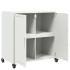 Aparador de acero laminado en frío blanco 68,5x39x72