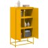 Aparador de acero amarillo mostaza 68,5x38,5x123,5