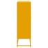 Aparador de acero amarillo mostaza 68,5x38,5x123,5