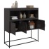 Aparador de acero laminado en frío negro 100,5x39x107