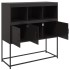 Aparador de acero laminado en frío negro 100,5x39x107