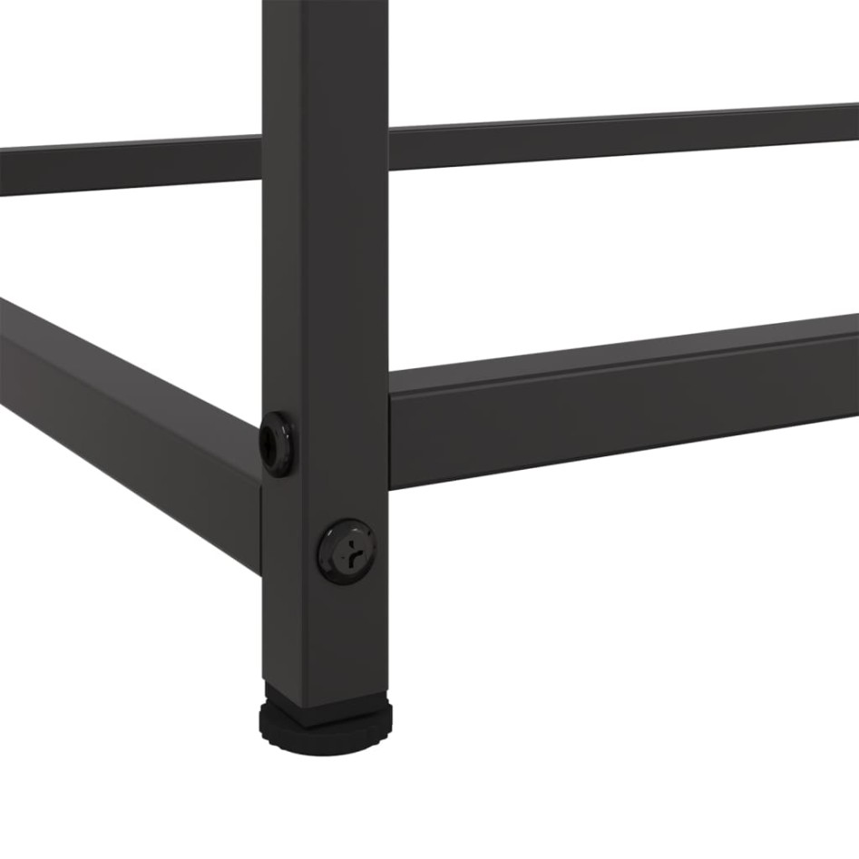 Aparador de acero laminado en frío negro 100,5x39x107