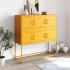 Aparador de acero laminado en frío amarillo 100,5x39x107