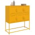 Aparador de acero laminado en frío amarillo 100,5x39x107