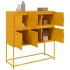 Aparador de acero laminado en frío amarillo 100,5x39x107