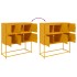 Aparador de acero laminado en frío amarillo 100,5x39x107