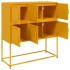Aparador de acero laminado en frío amarillo 100,5x39x107