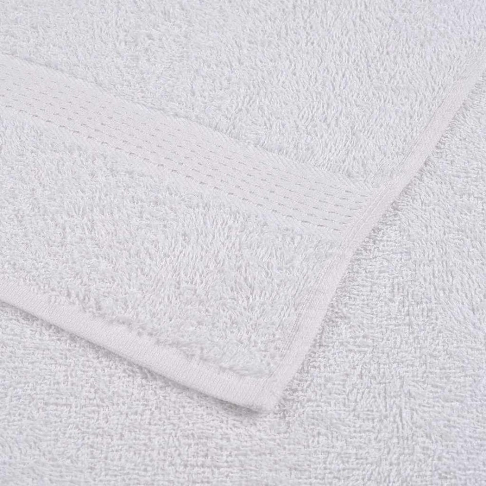 Toallas 25 uds 100% algodón blanco 100x200 cm 600