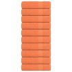 Toallas de baño 10 uds naranja 100x150 cm 360gsm 100% algodón