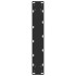 Patas de mesa de centro acero negro 2 uds 50x(100-101)
