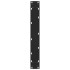 Patas de mesa de centro acero negro 2 uds 60x(110-111)