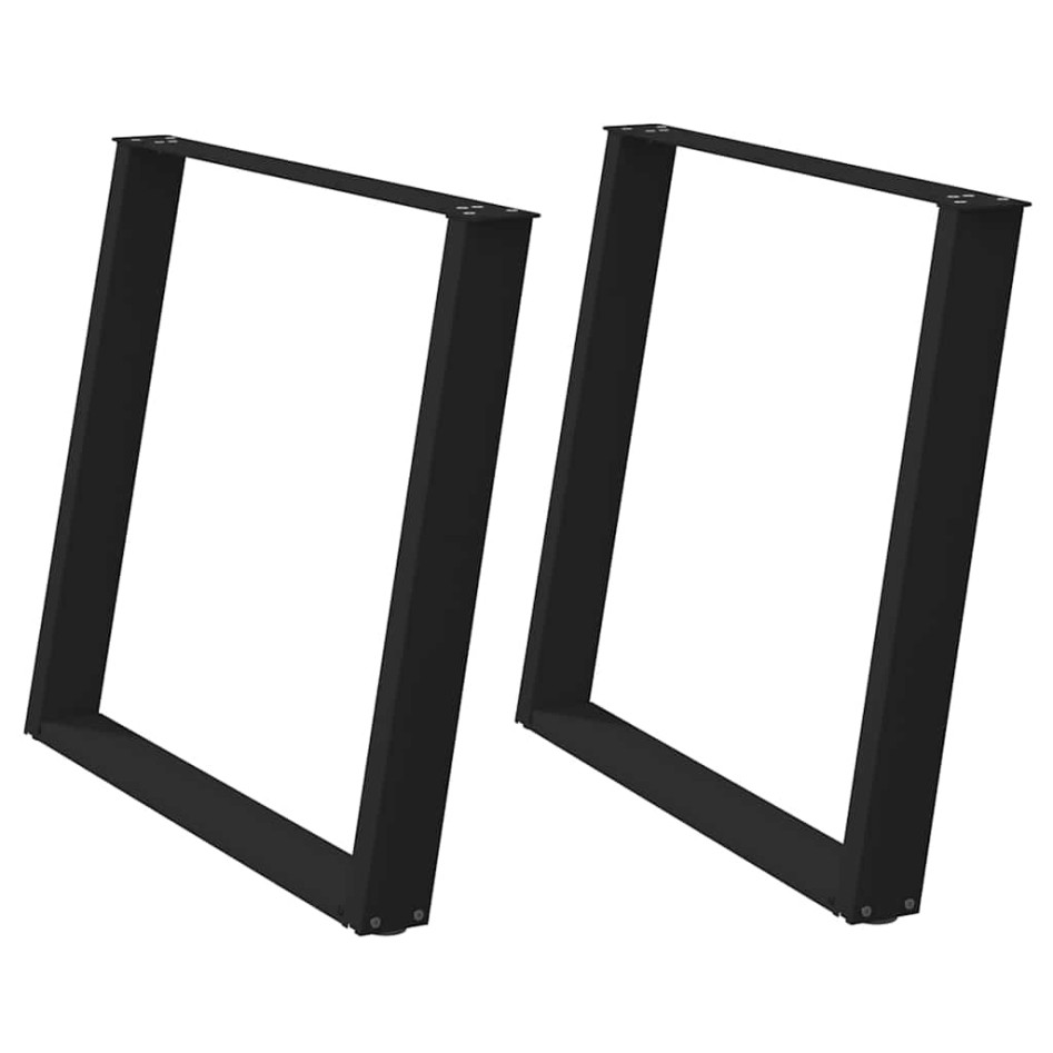 Patas para mesa de comedor en forma de U 2 uds acero